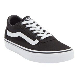 NWT Vans Ward Suede Canvas Sneakers – Black/White – Men’s Size 8.5 ( 26.5 CM )